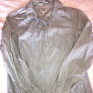 Old Navy Pinstripe Button Up